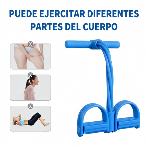Entrenador Multifuncional de Bandas de Resistencia con Pedal – Equipo de Fitness Portátil para Gimnasio en Casa, Entrenamiento de Cuerpo Completo, Abdominales, Abdominales, Yoga, Rehabilitación